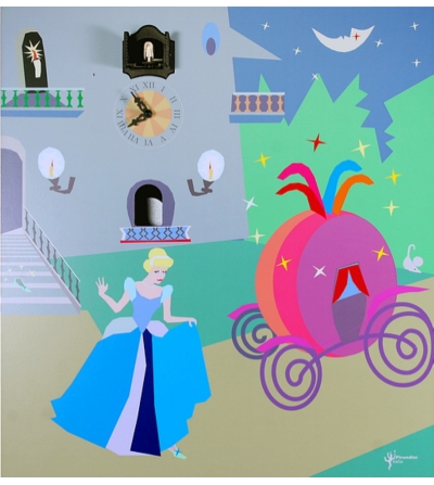 Orologio Cucù per bambini Cenerentola notte Pirondini Italia