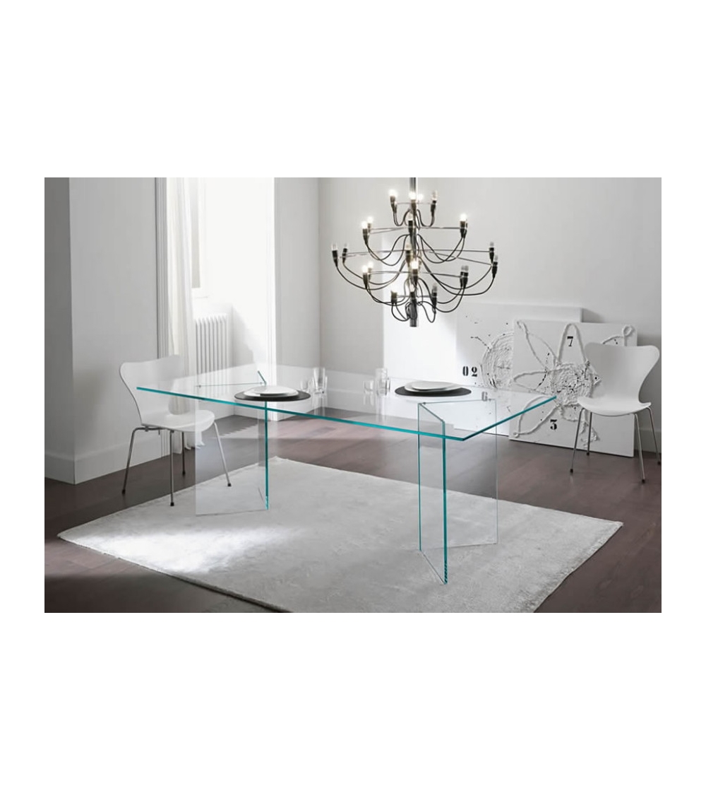 Bacco Glass Dining Table