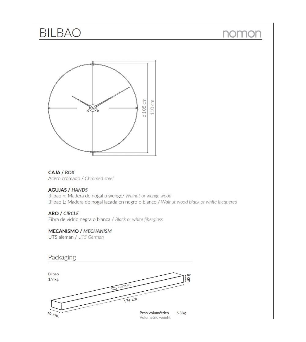 Nomon: Wall Clock Bilbao