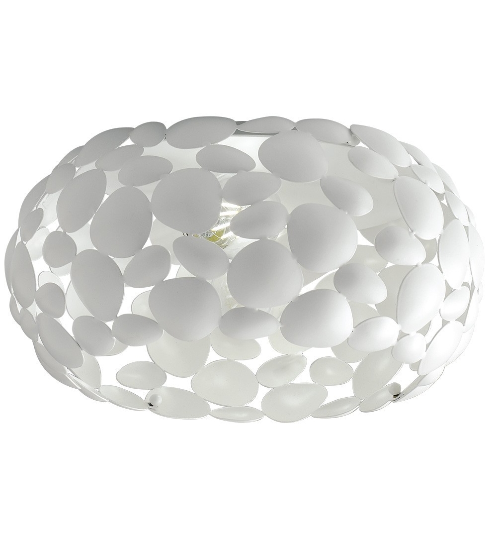 Plafoniera lampada da soggiorno plafoniera a sfera in vetro satinato,  diverse misure di paralumi, 3x E27