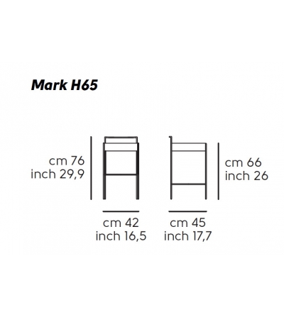 Stool Mark H65 Ts Midj