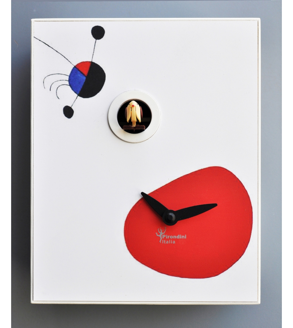 OROLOGIO CUCU MODERNO, PIRONDINI, AROUND MONDRIAN, HOME DESIGN CUCKOO  CLOCKS