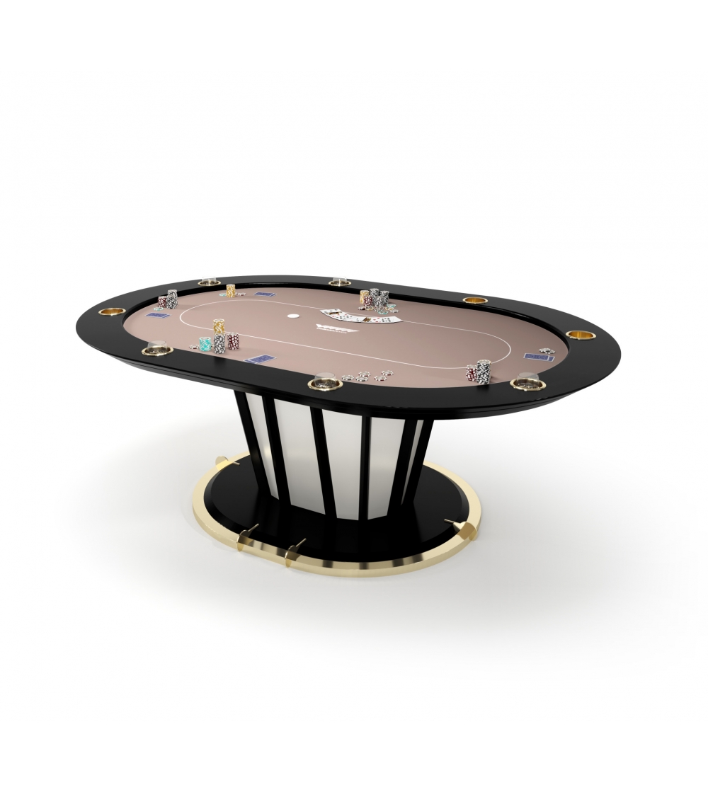 Vismara Design - Asso Round Poker Table
