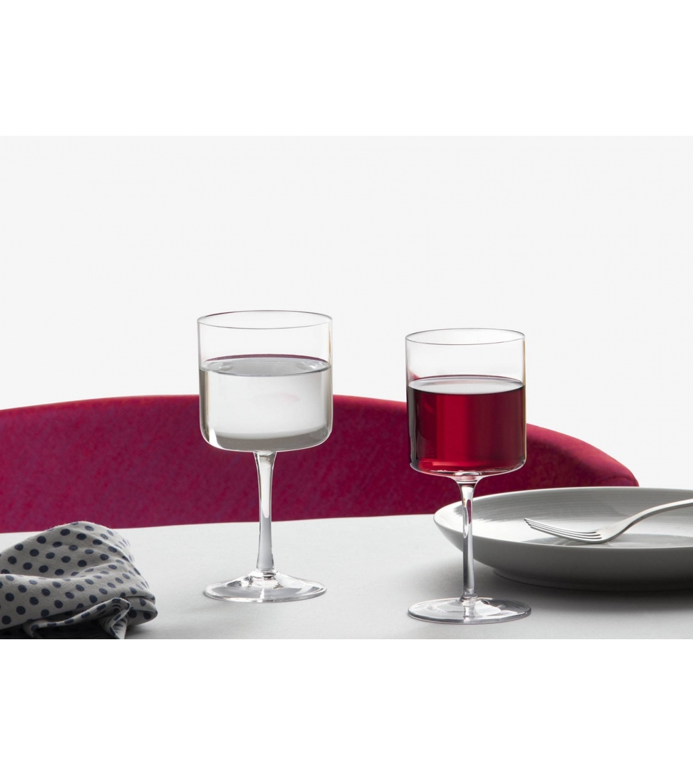 Amalfi Set Of 6 Wine Glasses in Neutrals - Ichendorf Milano