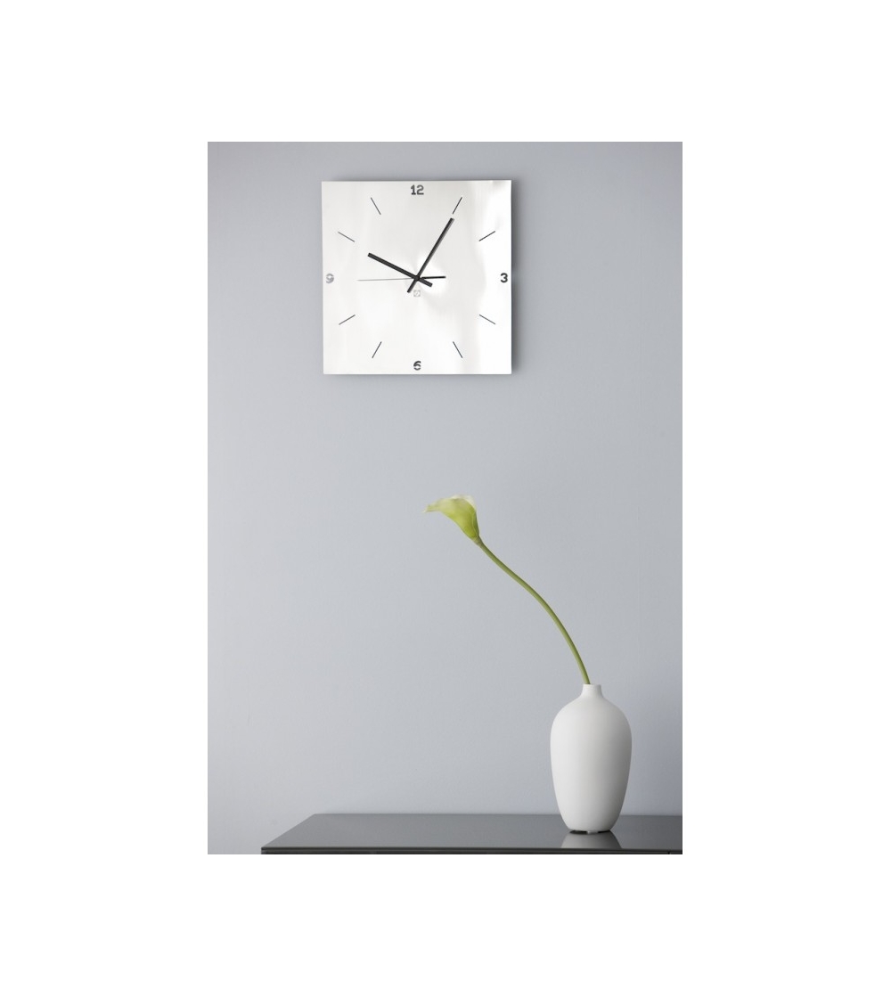 Wall clock in stainless steel 0.OP006 Elleffe Design