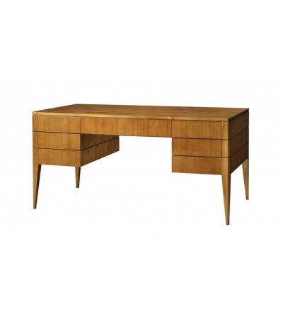 Mesa de escritorio madera maciza olivo Sibiu de lujo en  . Tu tienda de muebles de lujo