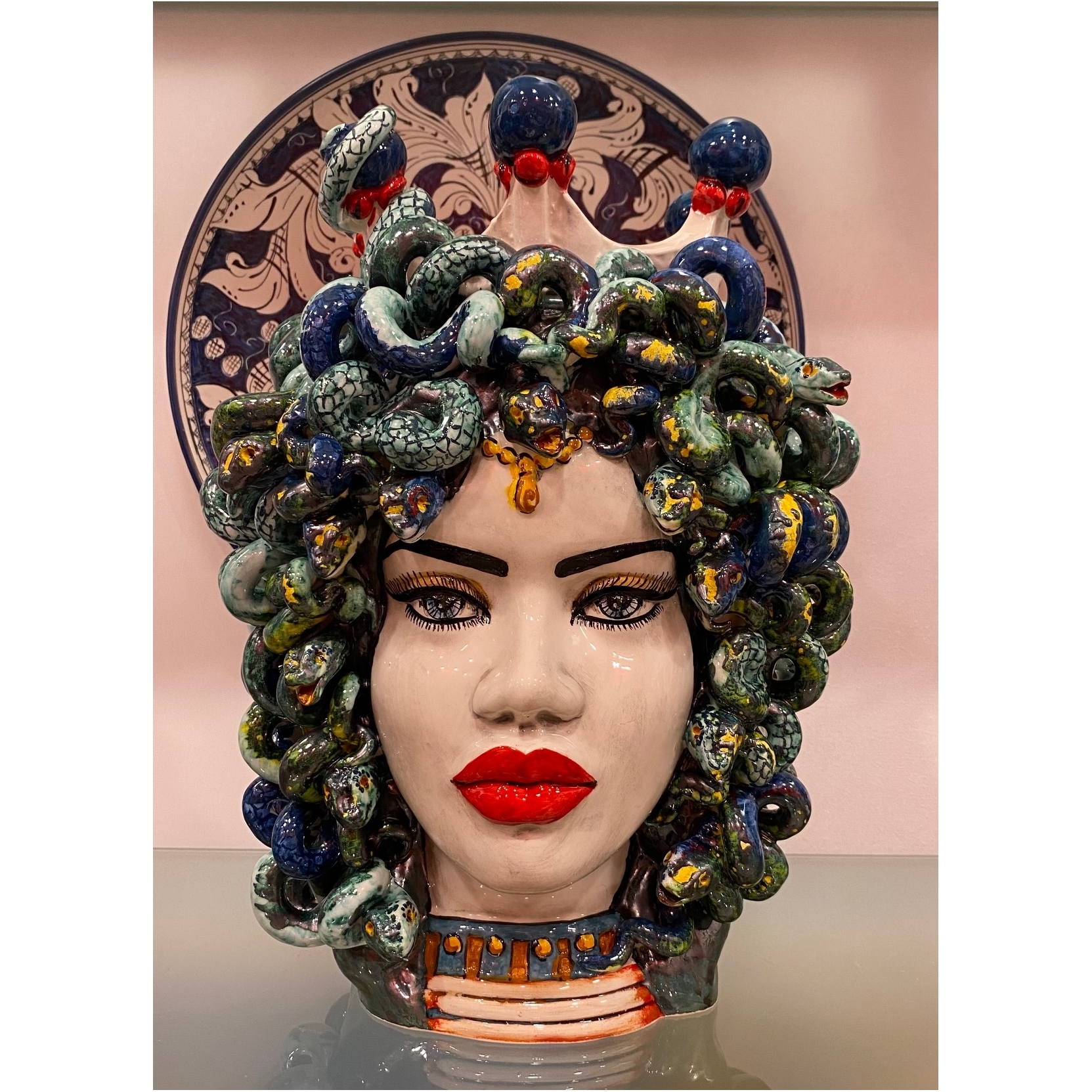 Medusa Kopf Ceramiche Artistiche Siciliane - Vinciguerra Shop