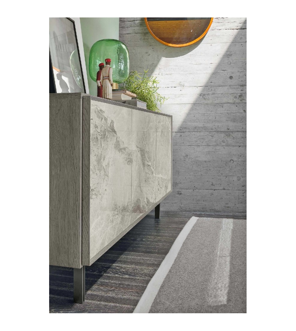 Credenza alta - ASTRA - Target Point - moderna / impiallacciata in