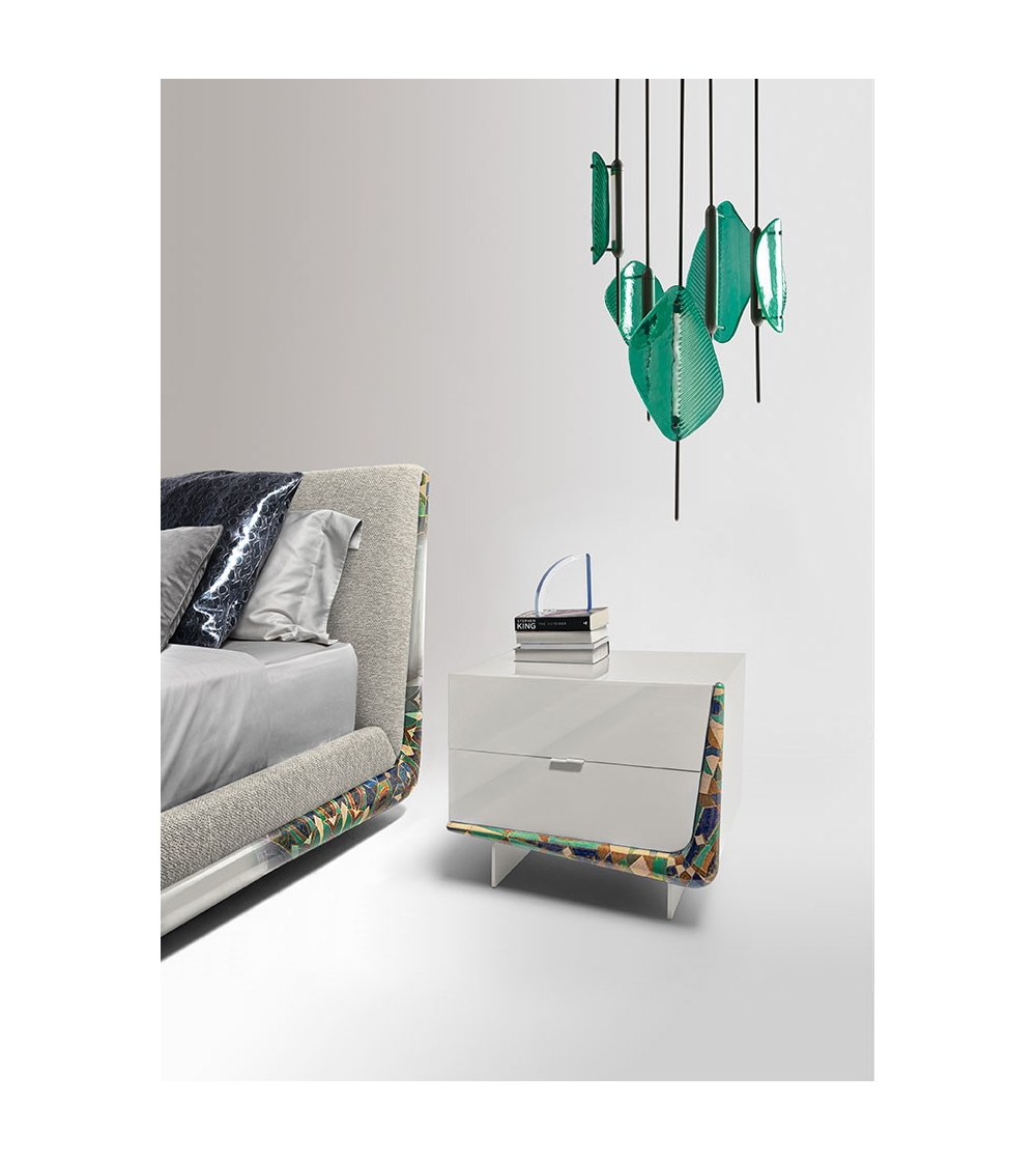 C-Light Bedside with led light C-Light Comodino con luci led  Side tables  bedroom, Contemporary nightstand, Modern bedside table