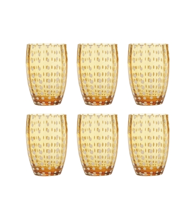 Zafferano Melting Pot Assorted Glasses Set of 6