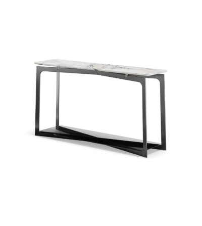 Console Table Wood & Metal White 831-361 L100xW40xH76cm