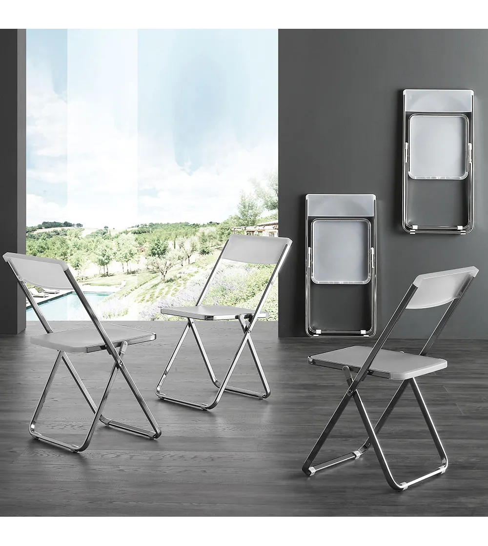 Bit Lux Set 4 Folding Chairs - La Seggiola