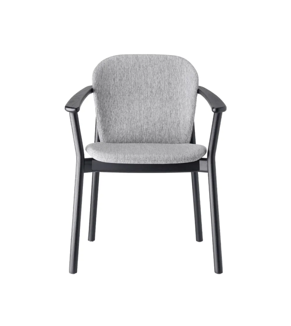 SCAB - Natural Finn Chair with Armrests