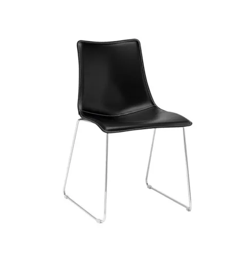 Scab - Zebra Pop Sledge Frame Chair