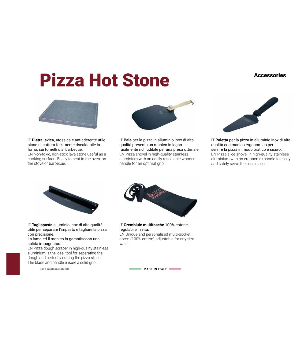 Hot Stone Pizza Top - Hot Stone Tray