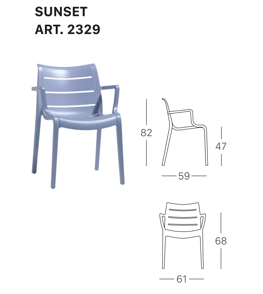 Lot 4 Chaises Cokka - SCAB