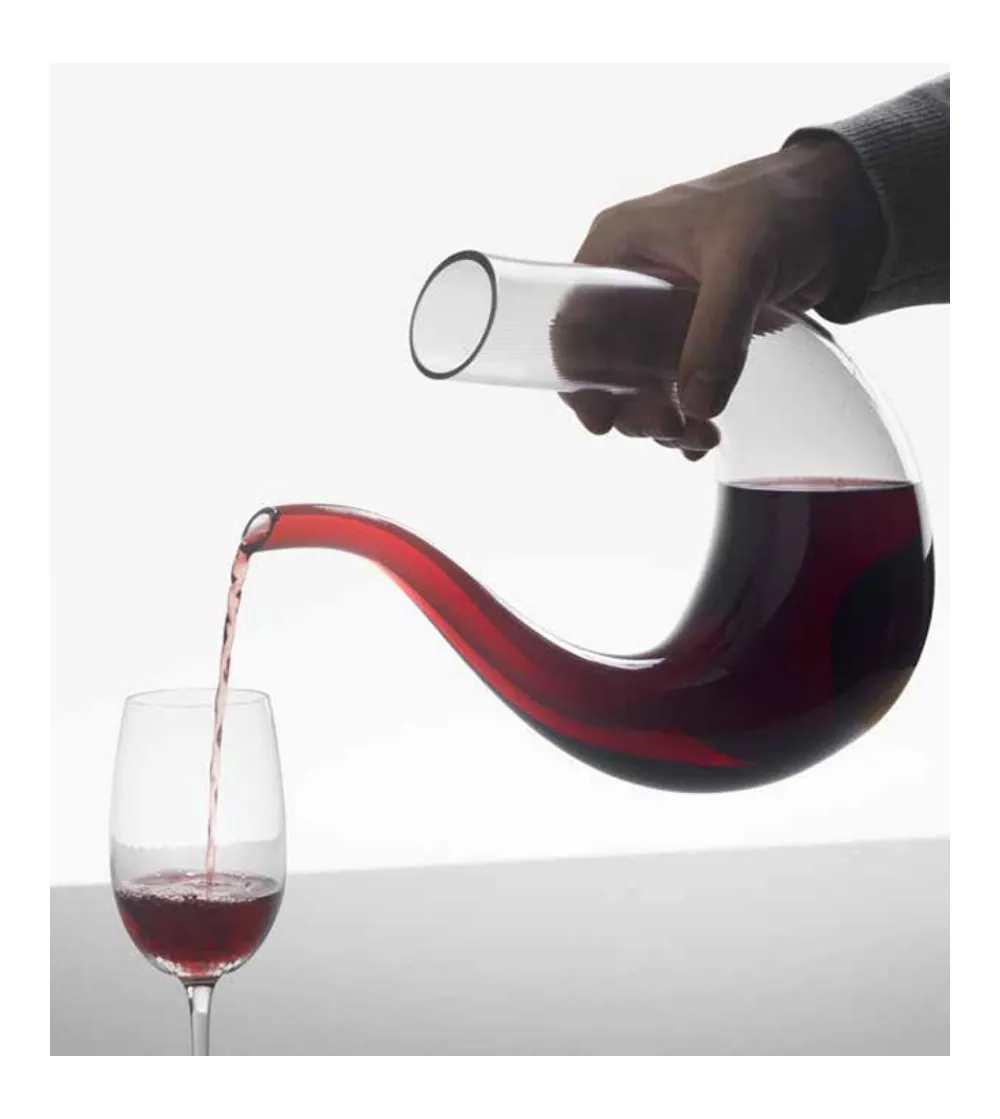 Decanter per vino con tappo da 0,75 L in vetro