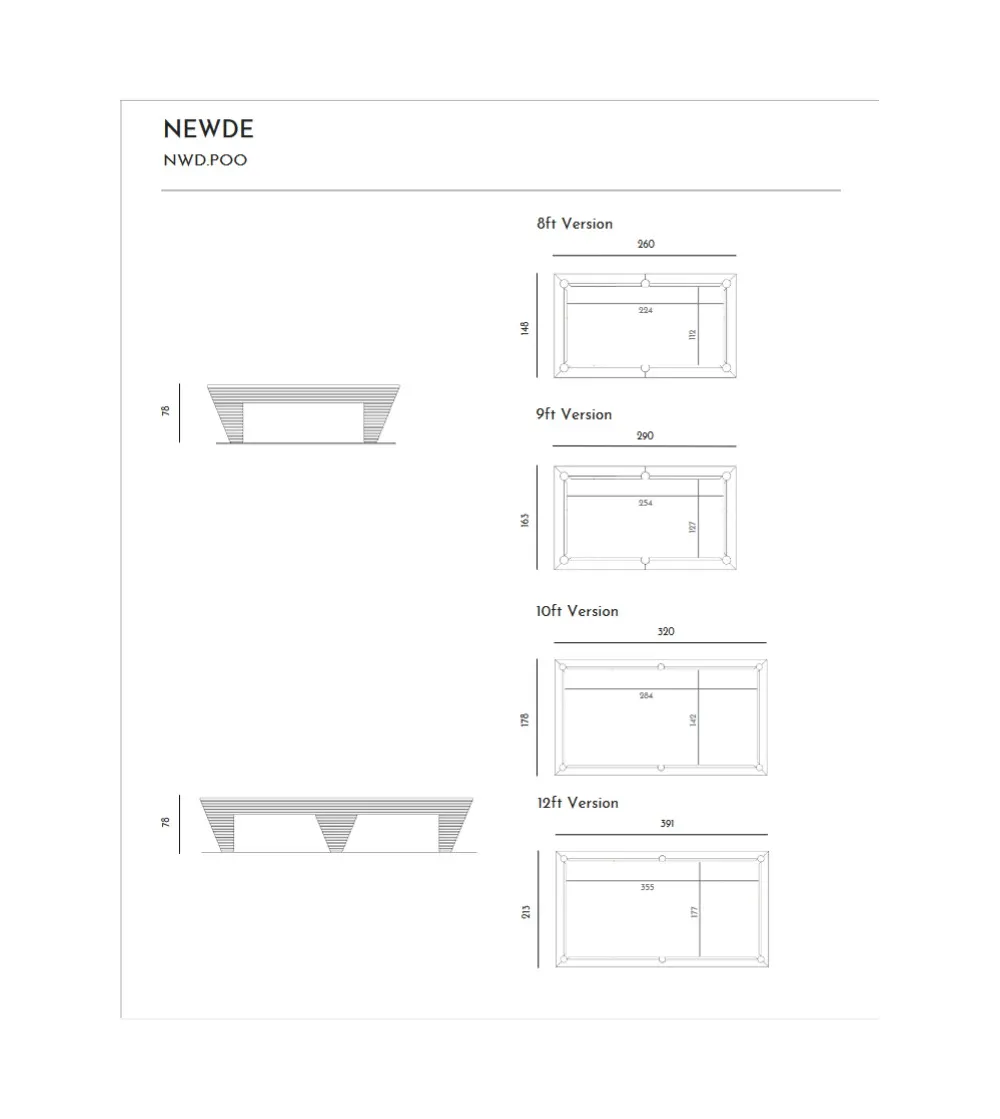 Mesa De Billar Profesional Dandy - Vismara Design