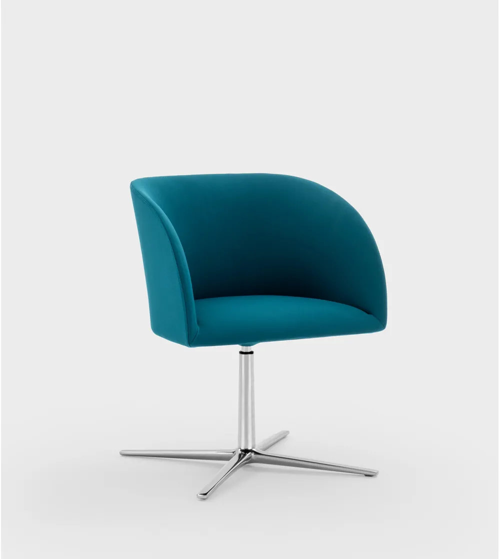 Fauteuil Milly avec Base Plate - Viganò Office