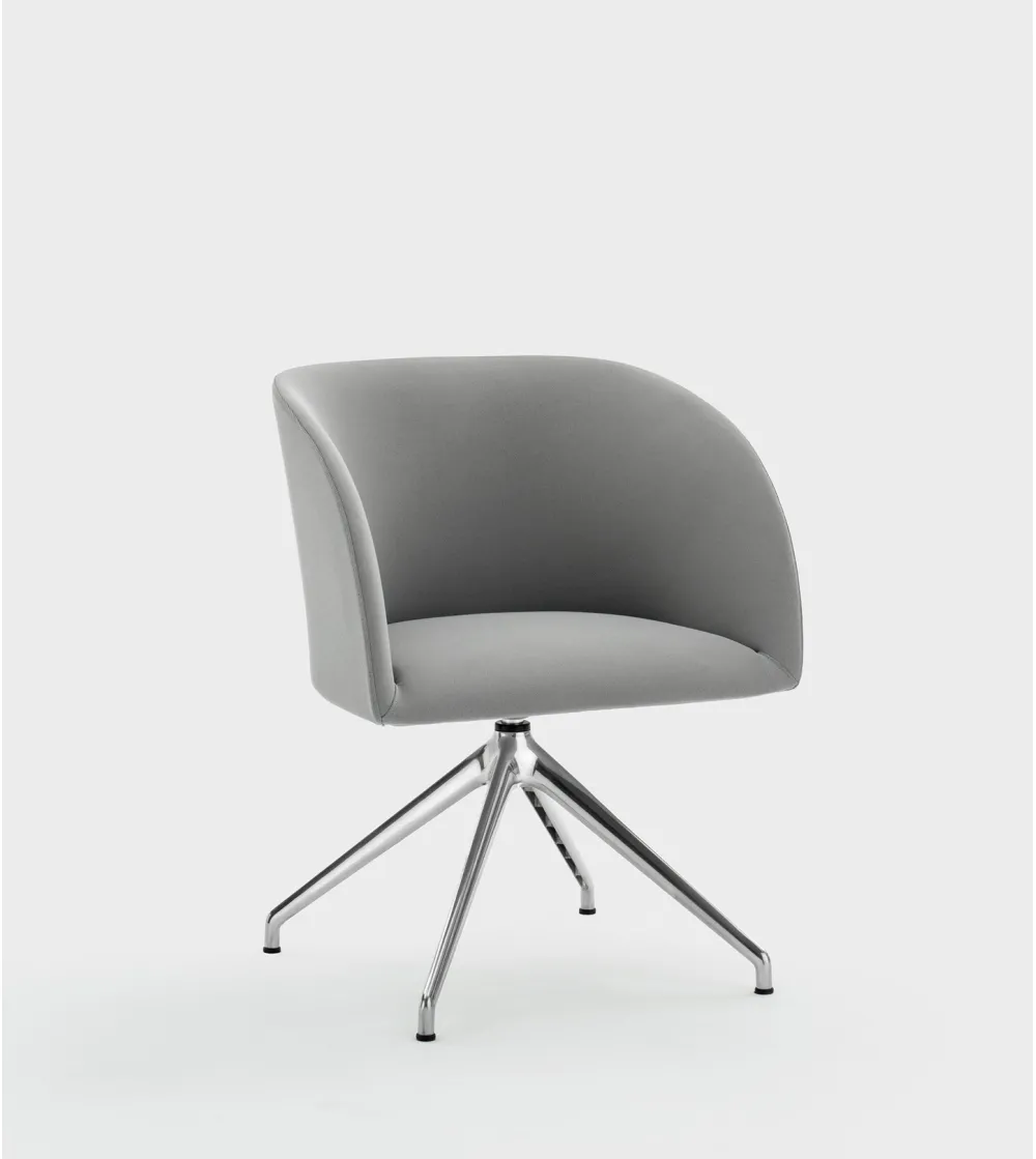 Viganò Office - Milly Armchair with Pyramidal Base