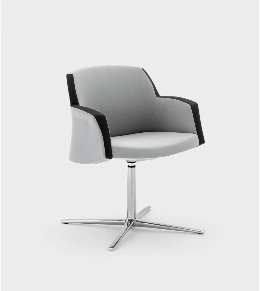 Viganò Office - Miss Grace Armchair with Flat Base