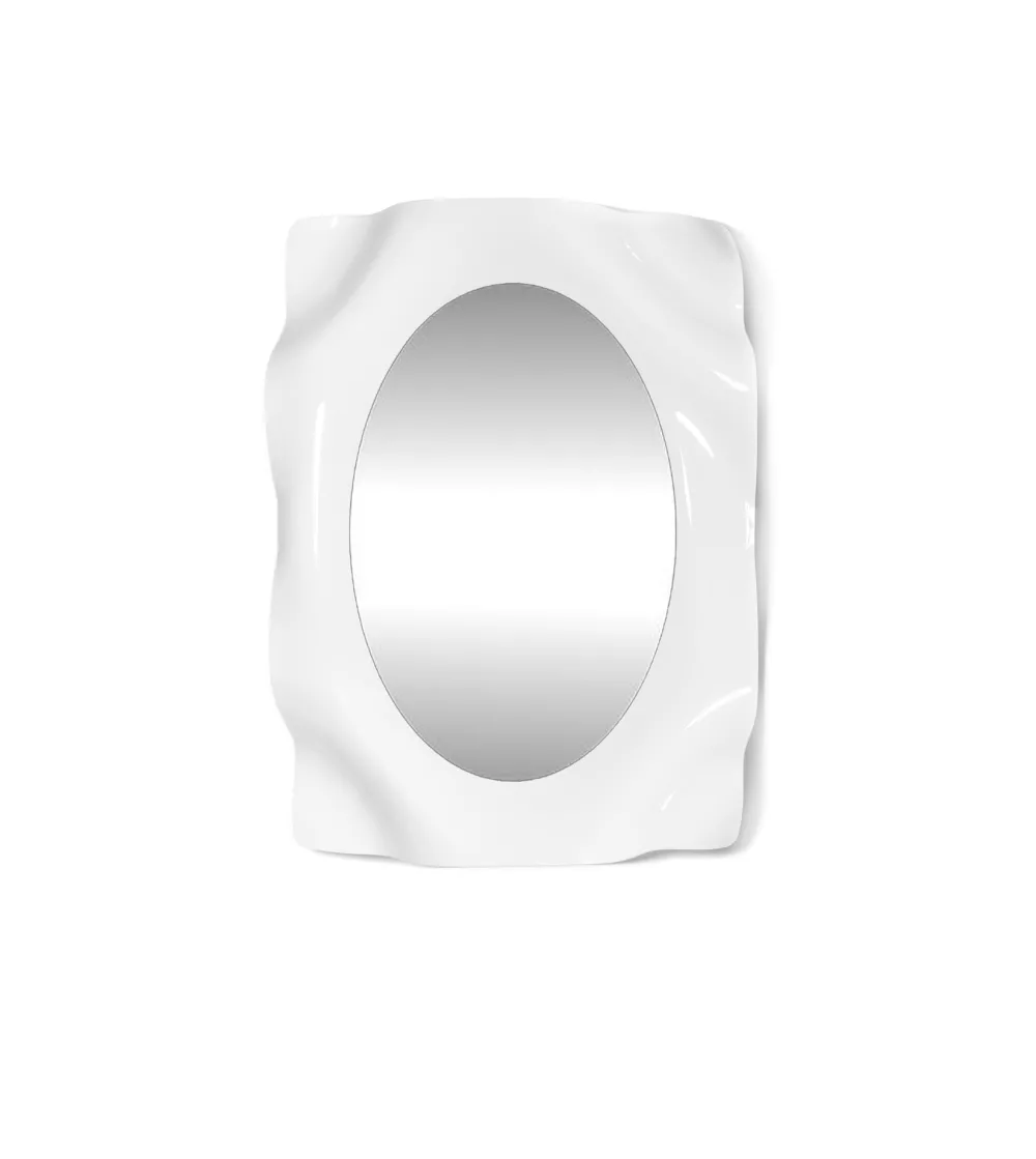 Miroir Drappeggi Blanc - Iplex