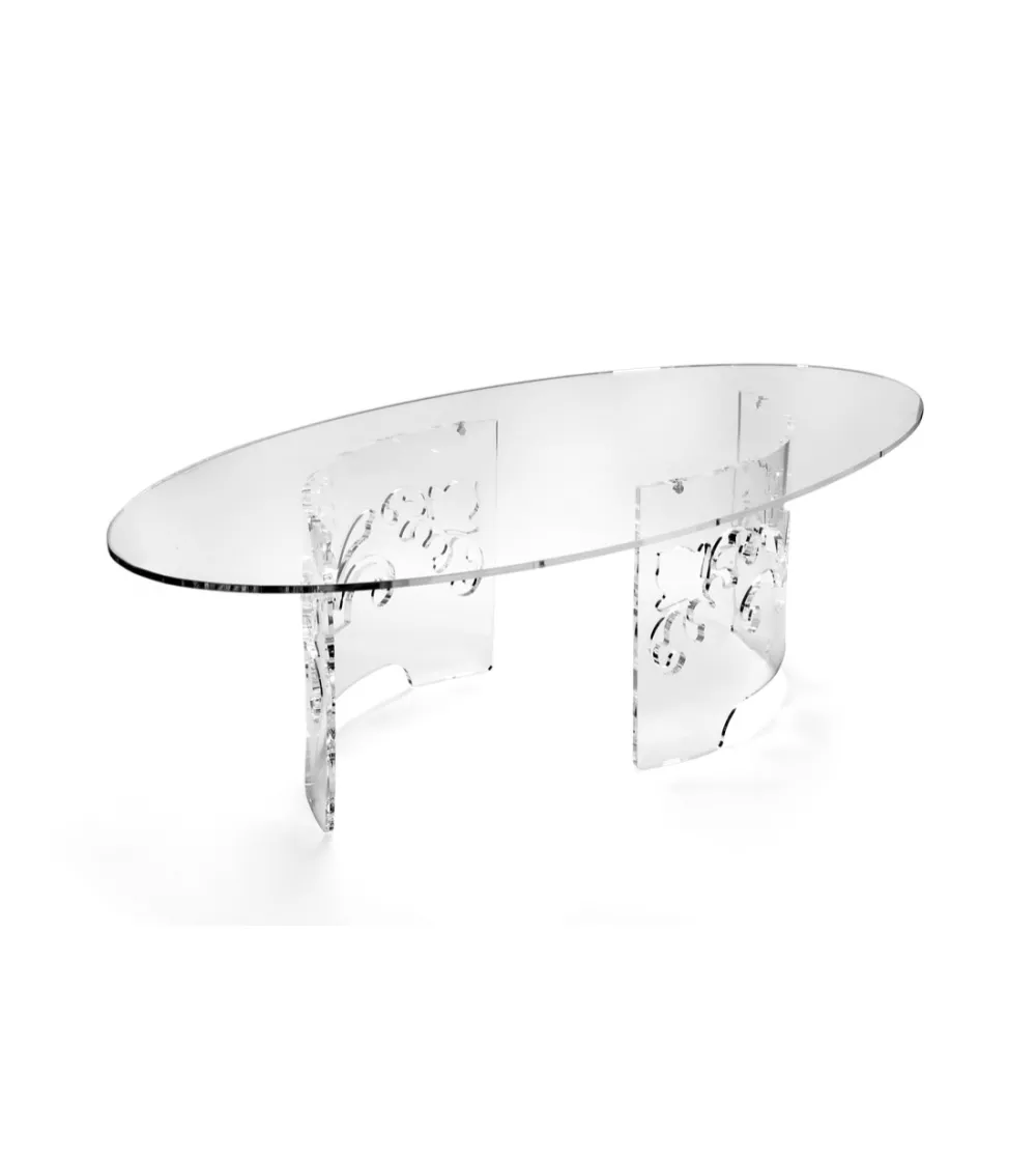 Flor Clear Coffee Table - Iplex