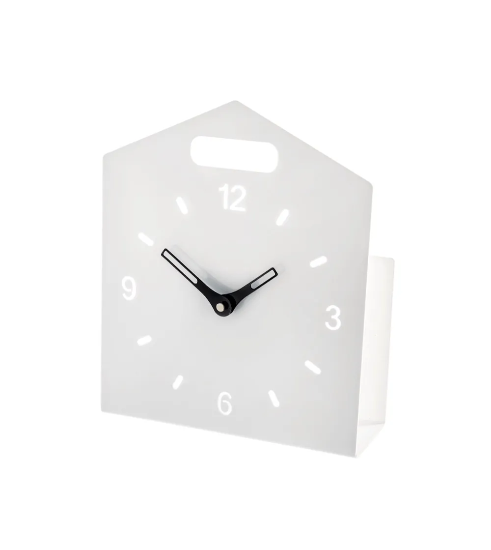 Horloge De Table Home Time Blanc - Iplex