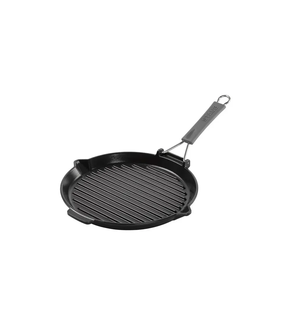 Round Grill Pan With Spouts - Staub