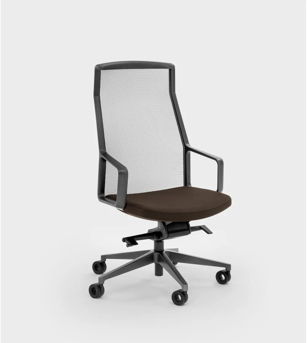 Viganò Office - Adele Executive Armchair with Mesh Backrest