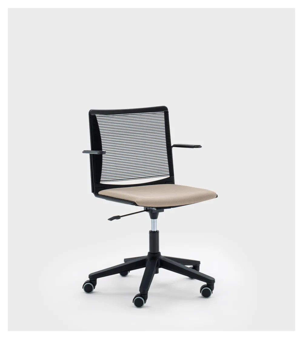 Chaise de Bureau Winner avec Accoudoirs - Viganò Office