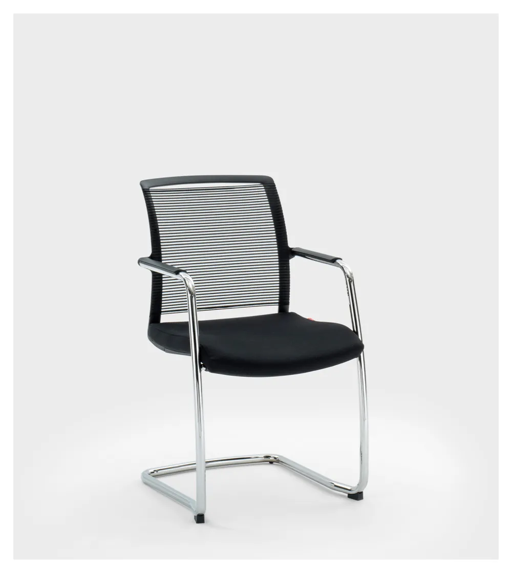 Viganò Office - Winner Chair with Skid Frame