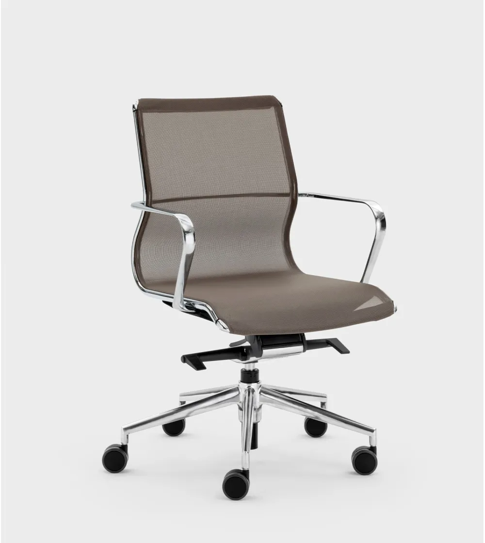 Fauteuil Manager Omega avec Dossier en Résille - Viganò Office