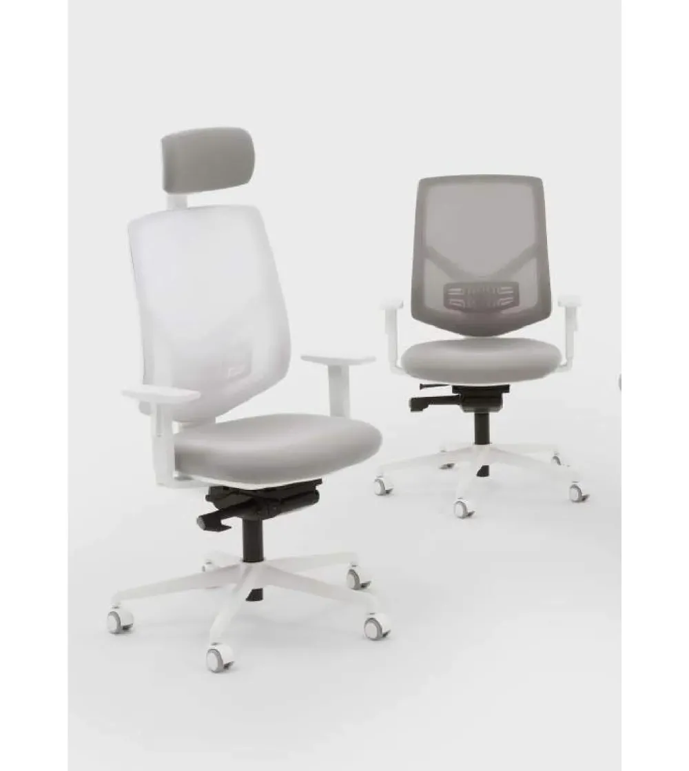 Viganò Office - Celo Manager Armchair with Mesh Backrest
