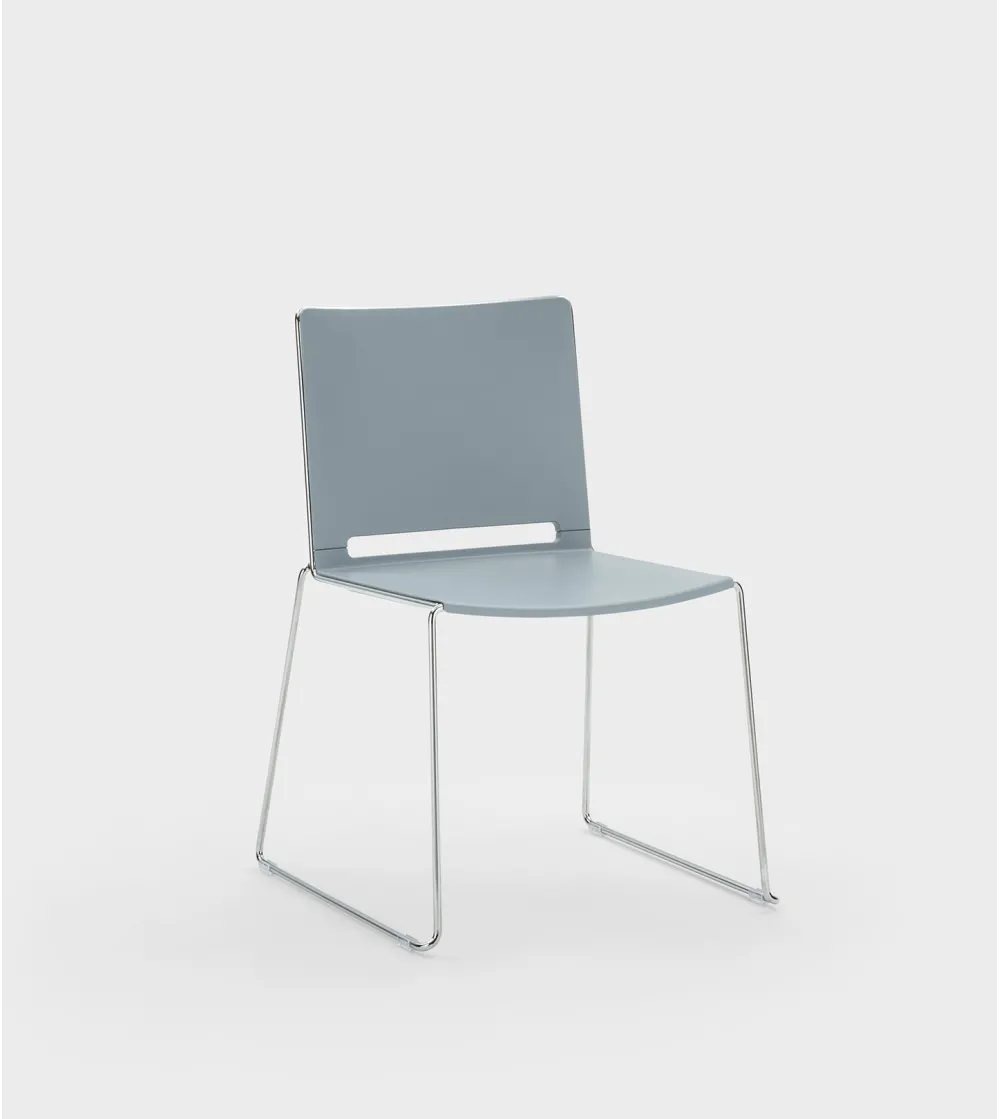 Viganò Office - Daisy Chair with Skid Frame