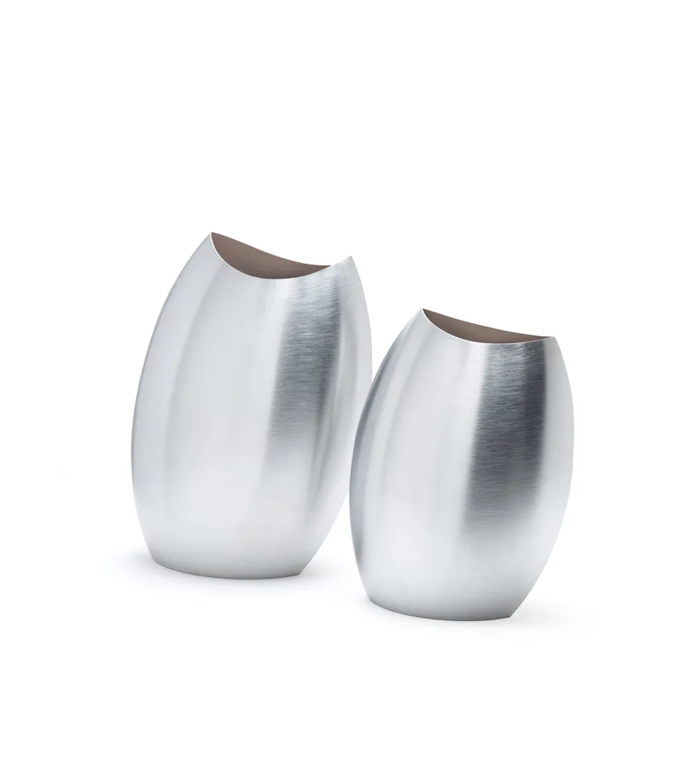 Oh Satinierte Cappuccino Vase - Mesa Design