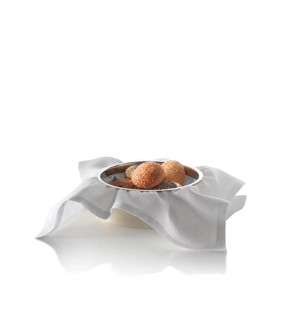 Elle Cream Bread Basket - Mesa Design