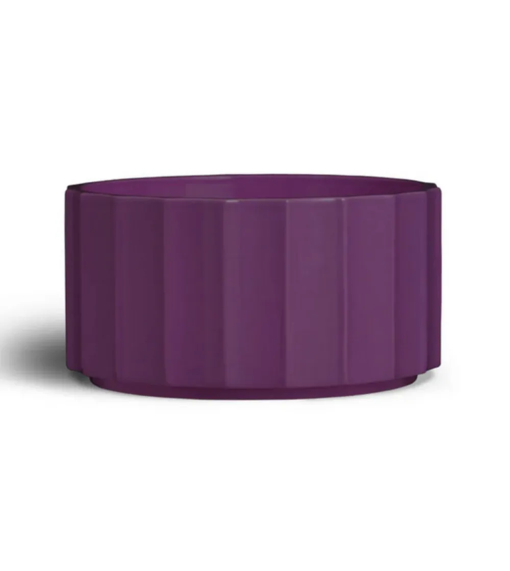 Bitossi Ceramiche - OBJ00023 Purple Column Vase Torsi Collection