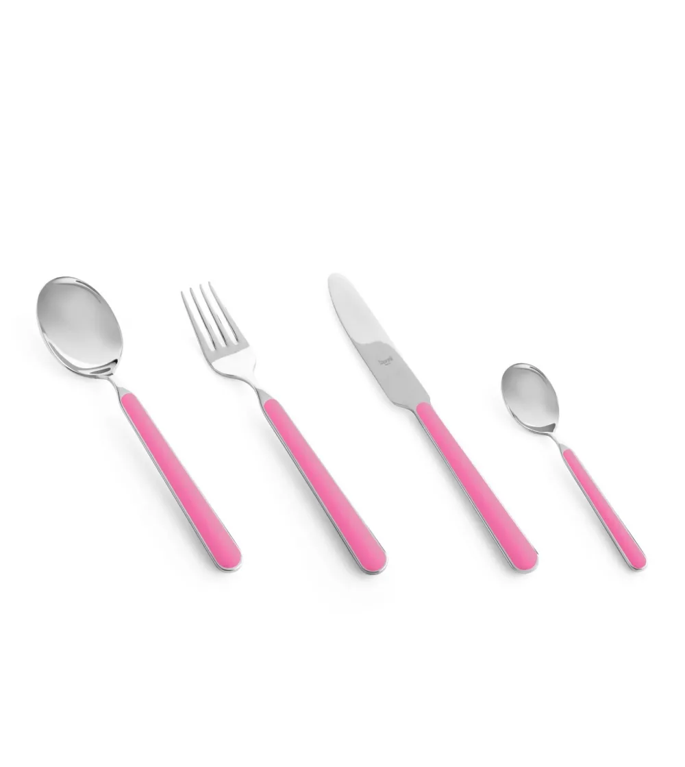 Mepra - Fantasia Pink 24 Piece Cutlery Set