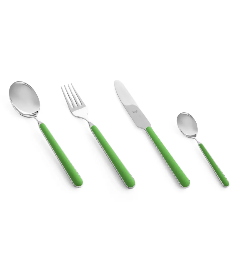 Mepra - Fantasia Apple Green 24 Piece Cutlery Set