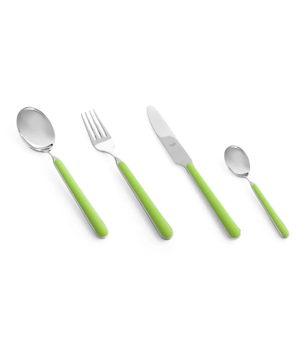 Mepra - Fantasia Acid Green 24 Piece Cutlery Set