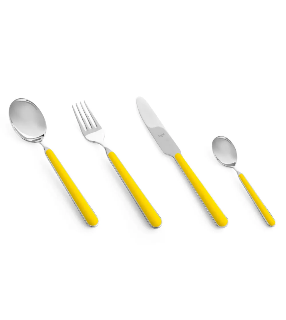 Mepra - Fantasia Yellow 24 Piece Cutlery Set