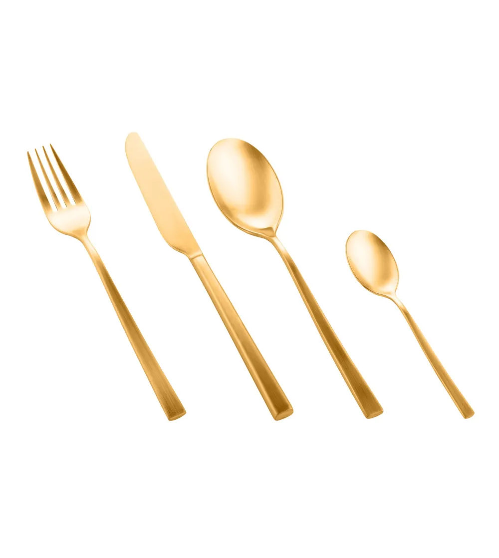 Mepra - Atena Ice Gold 24 Piece Cutlery Set