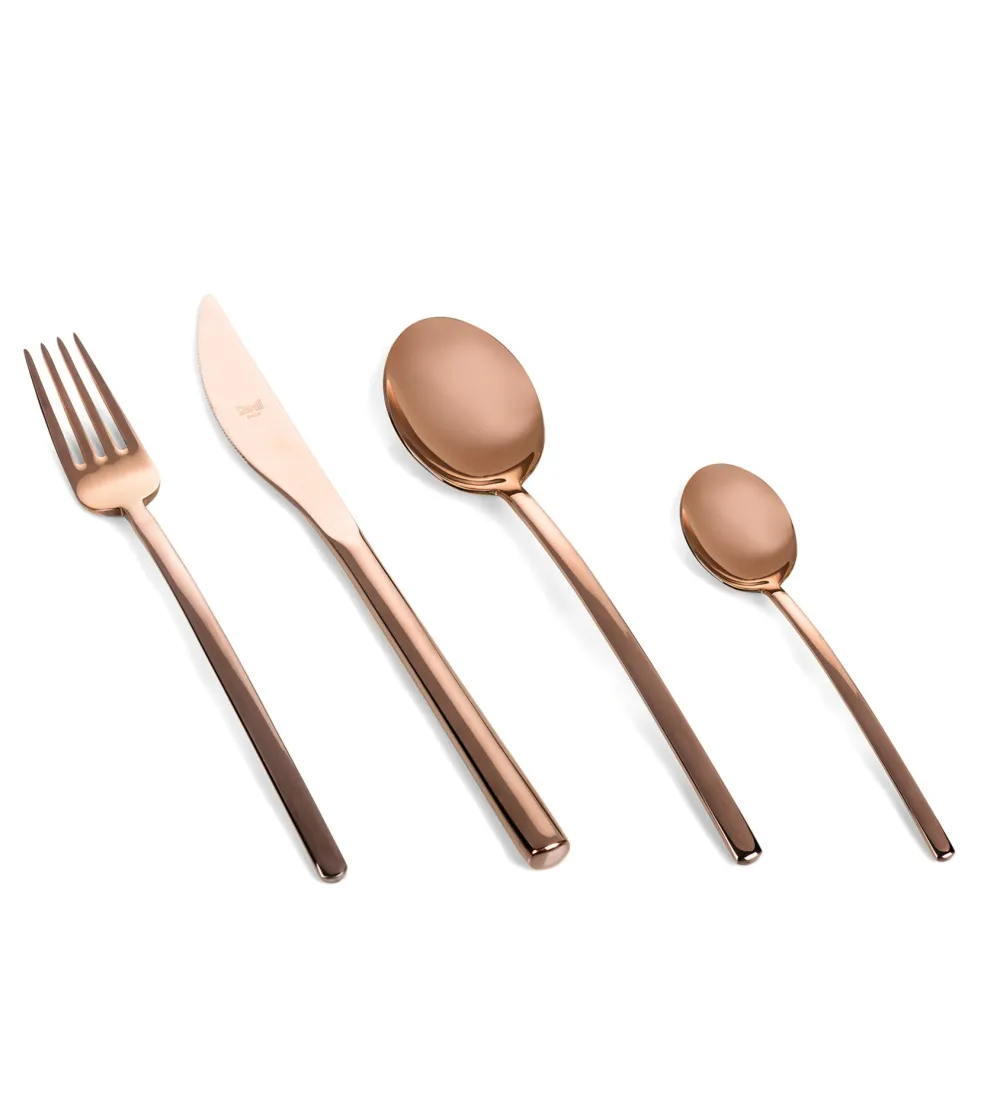 Mepra - Due Bronze 24 Piece Cutlery Set