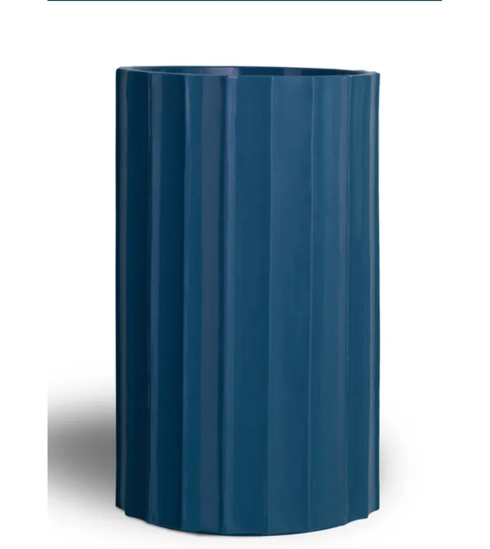 Bitossi Ceramiche - OBJ00001 Big Blue Column Vase Torsi Collection