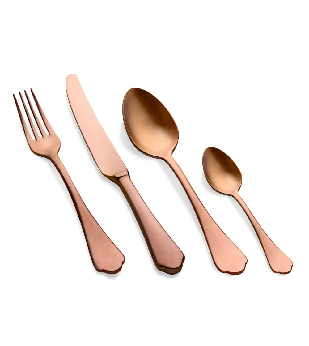 Mepra - Dolce Vita Bronze Vintage 24 Piece Cutlery Set