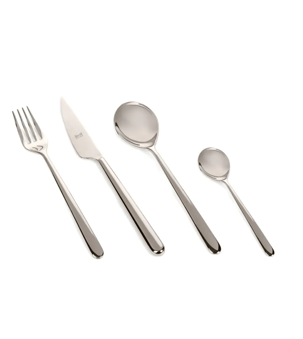 Mepra - Linea Champagne 24 Piece Cutlery Set