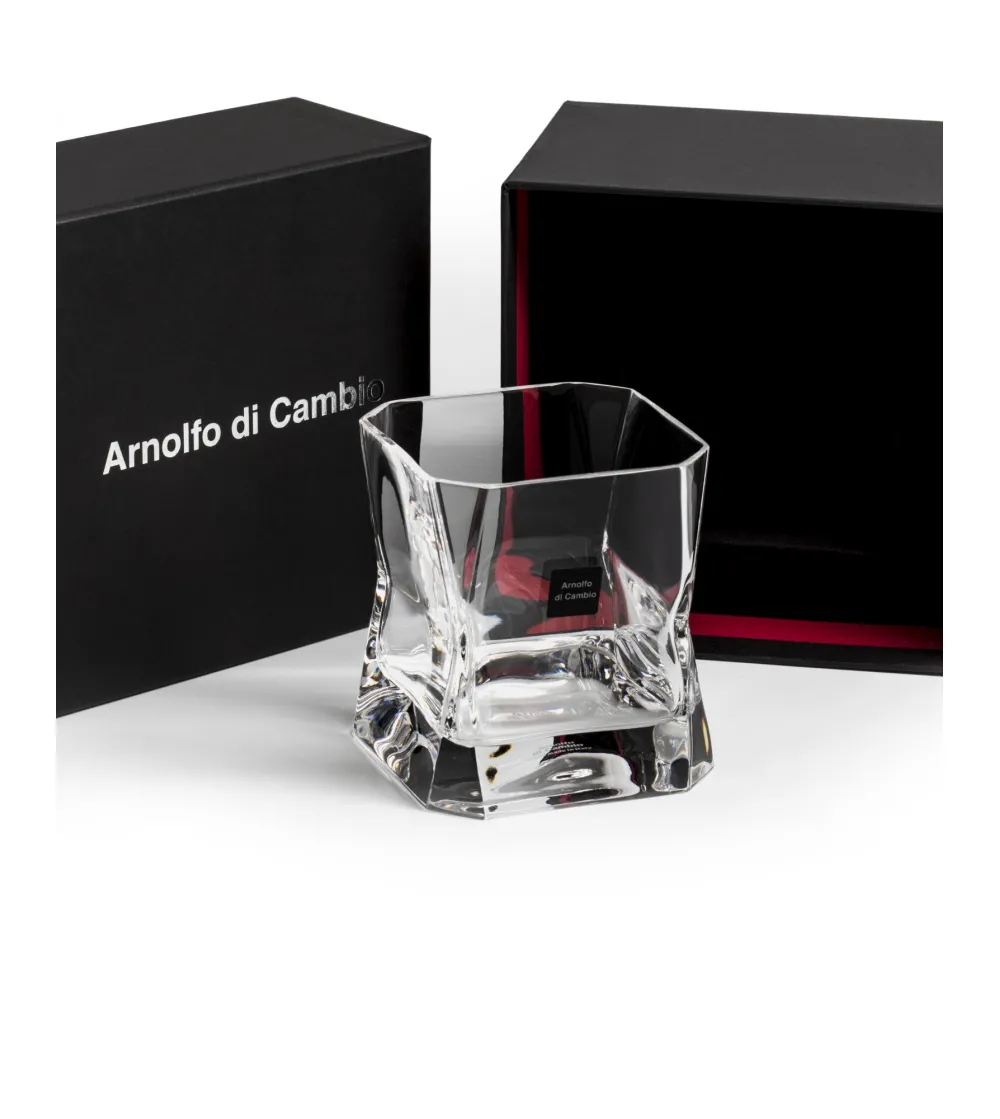 Arnolfo di Cambio - Cini Boeri Double Old Fashio Glass in Luxusbox