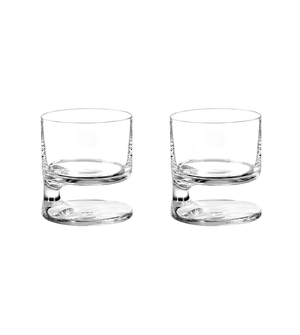 Arnolfo di Cambio - Set of 2 Smoke Double Old Fashion Glasses