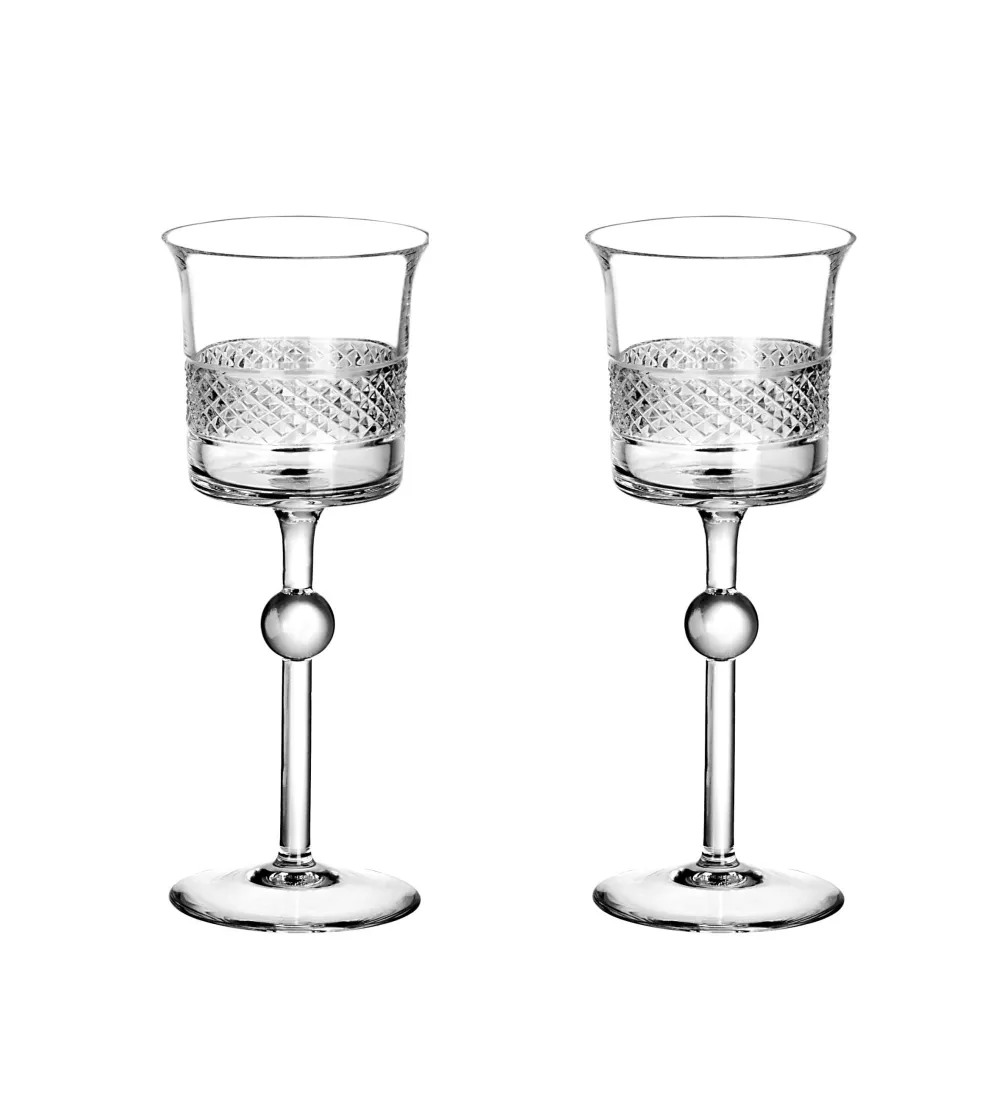 Arnolfo di Cambio - Set of 2 Diamond Wine Goblets